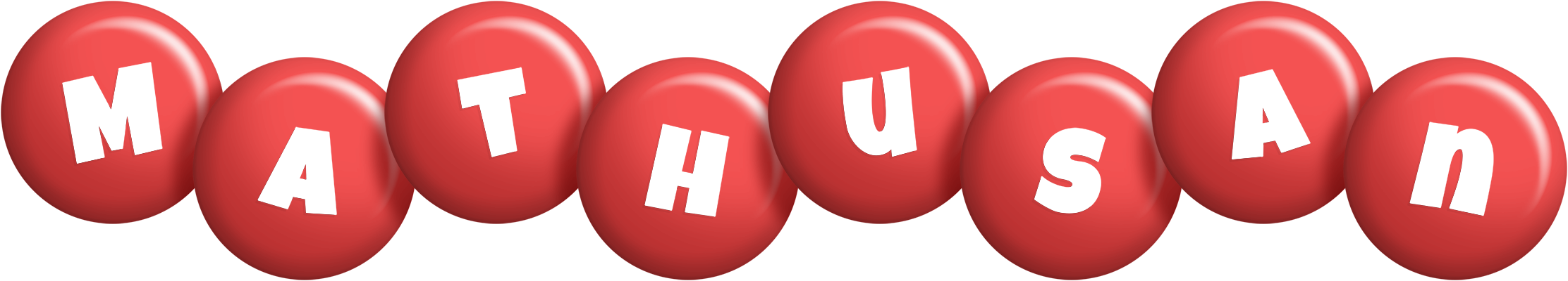 Mathusan candy-red logo