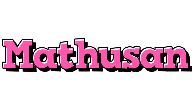 Mathusan girlish logo