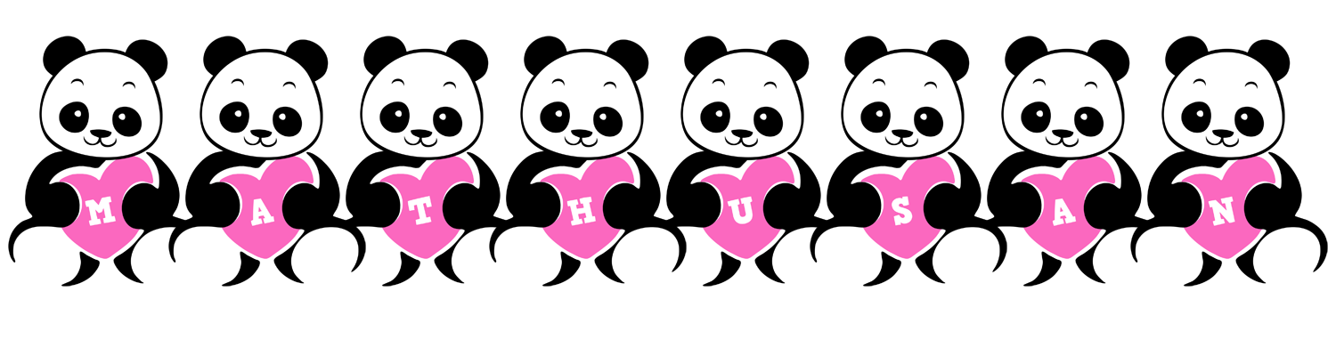 Mathusan love-panda logo