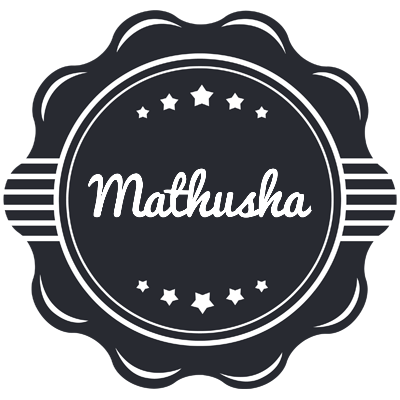 Mathusha badge logo