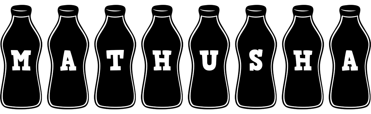 Mathusha bottle logo