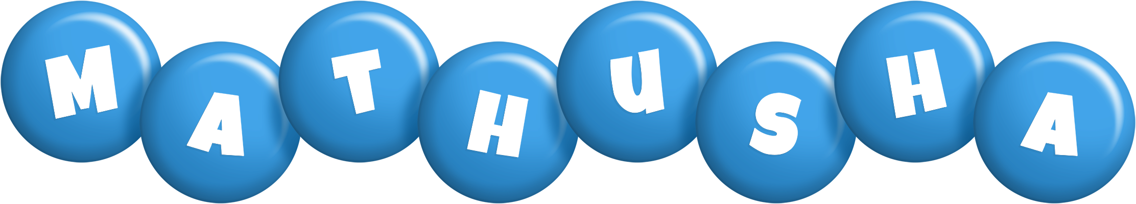 Mathusha candy-blue logo