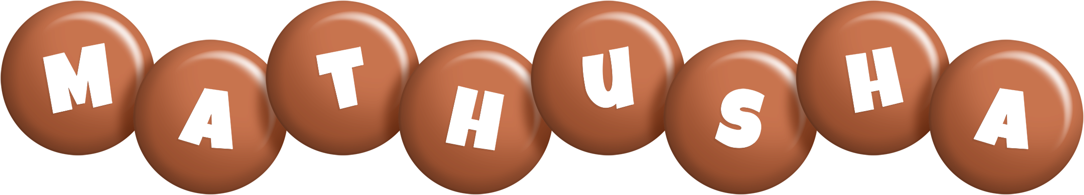 Mathusha candy-brown logo