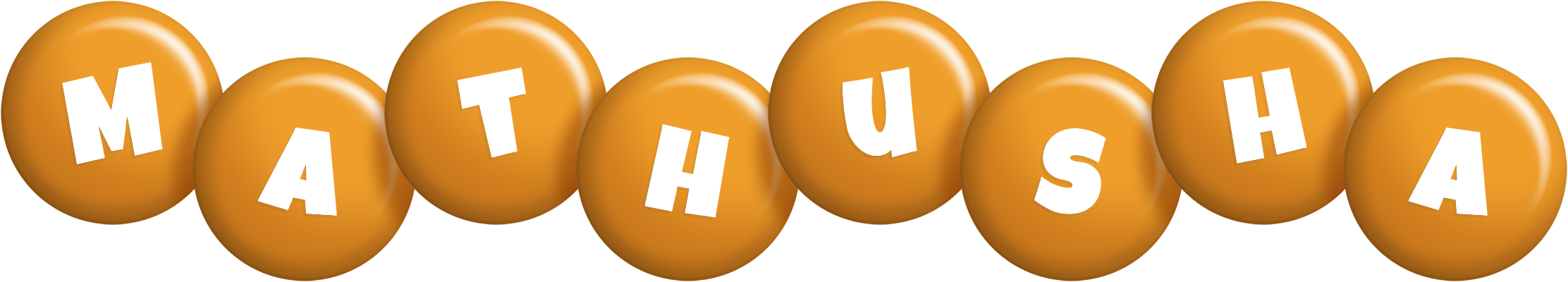 Mathusha candy-orange logo