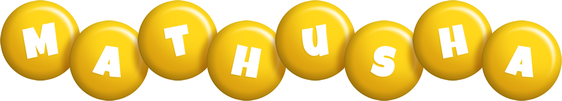 Mathusha candy-yellow logo