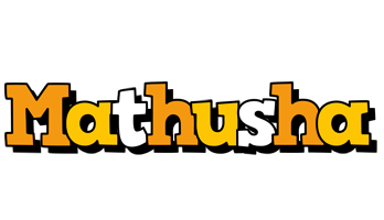 Mathusha cartoon logo