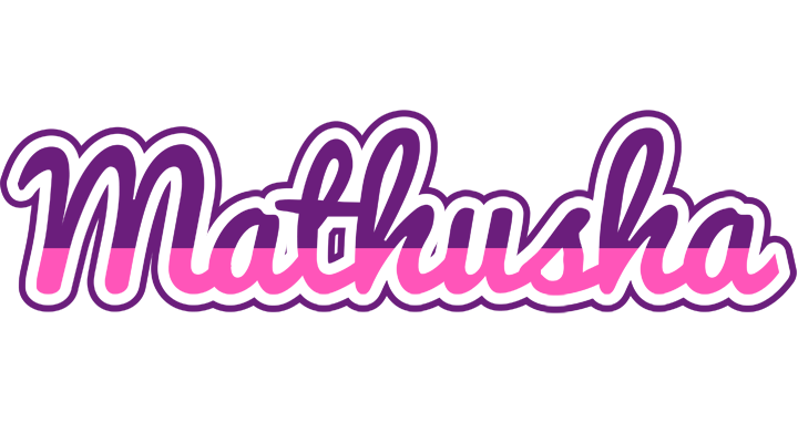 Mathusha cheerful logo