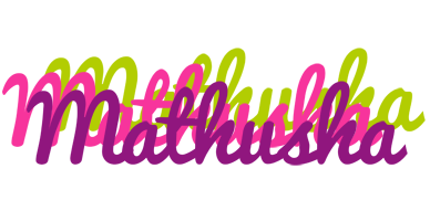 Mathusha flowers logo
