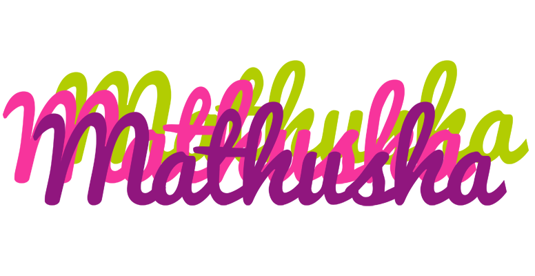 Mathusha flowers logo