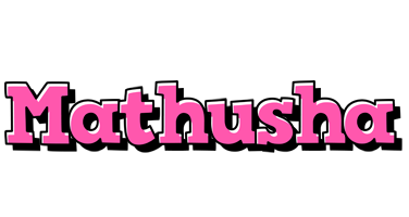 Mathusha girlish logo