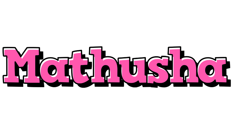 Mathusha girlish logo