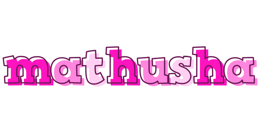 Mathusha hello logo