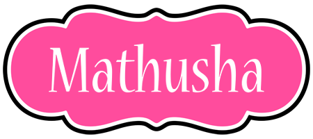 Mathusha invitation logo