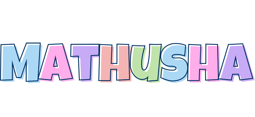 Mathusha pastel logo