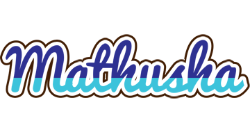 Mathusha raining logo