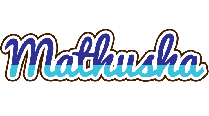 Mathusha raining logo