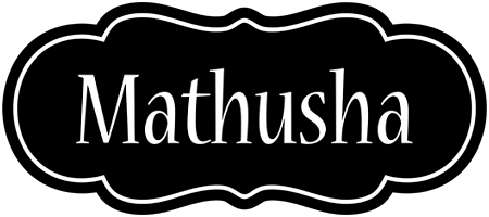 Mathusha welcome logo