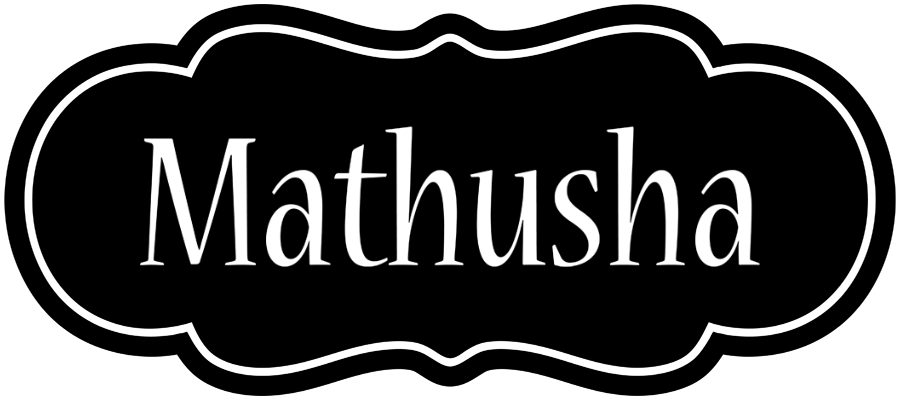 Mathusha welcome logo