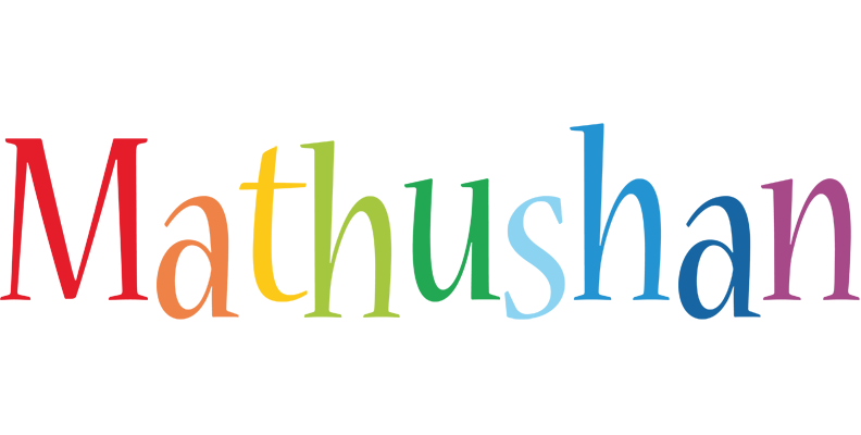 Mathushan birthday logo