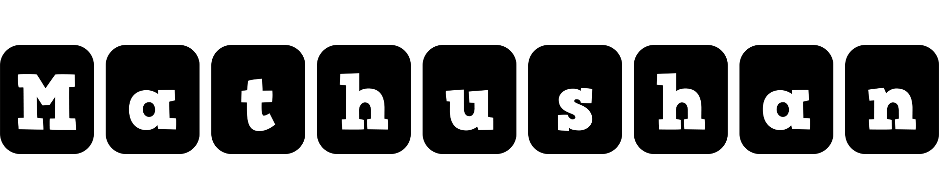 Mathushan box logo