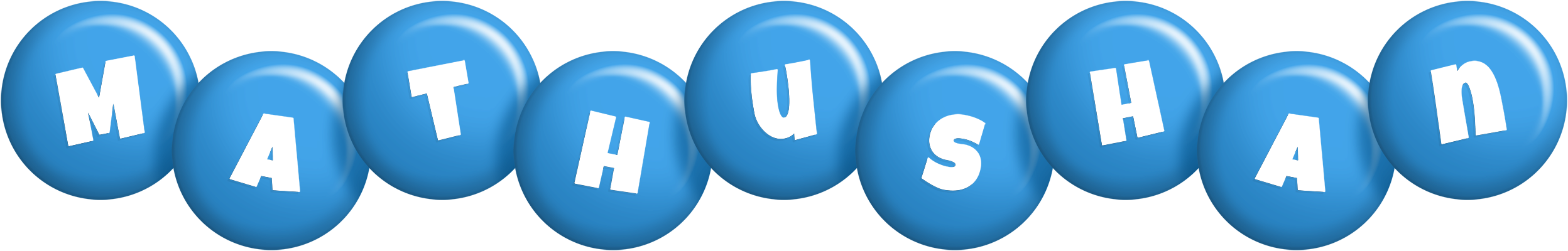 Mathushan candy-blue logo