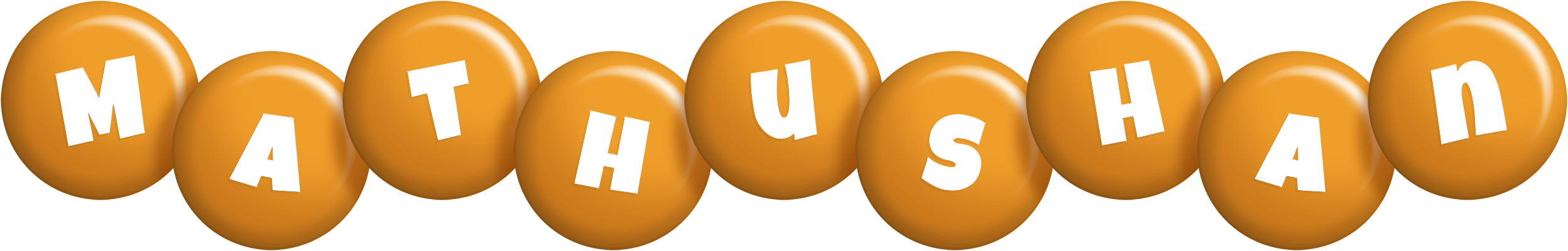 Mathushan candy-orange logo