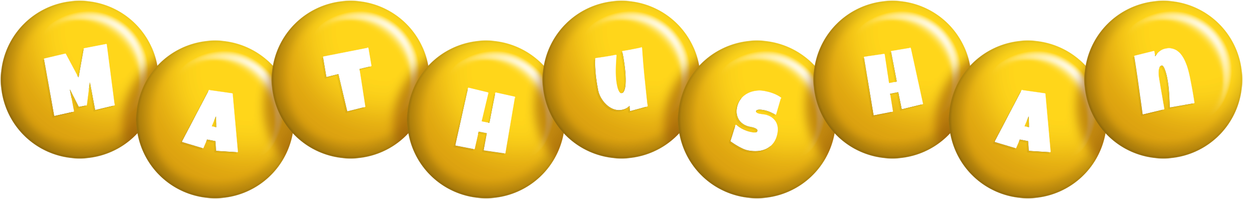 Mathushan candy-yellow logo