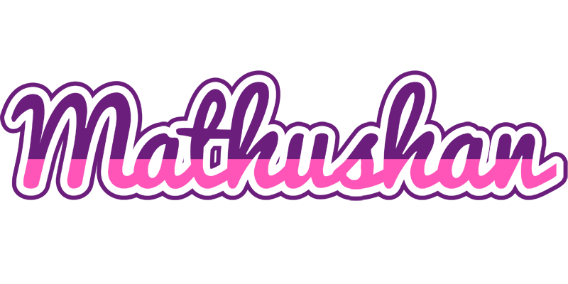 Mathushan cheerful logo