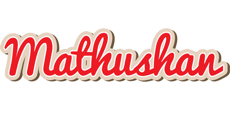Mathushan chocolate logo