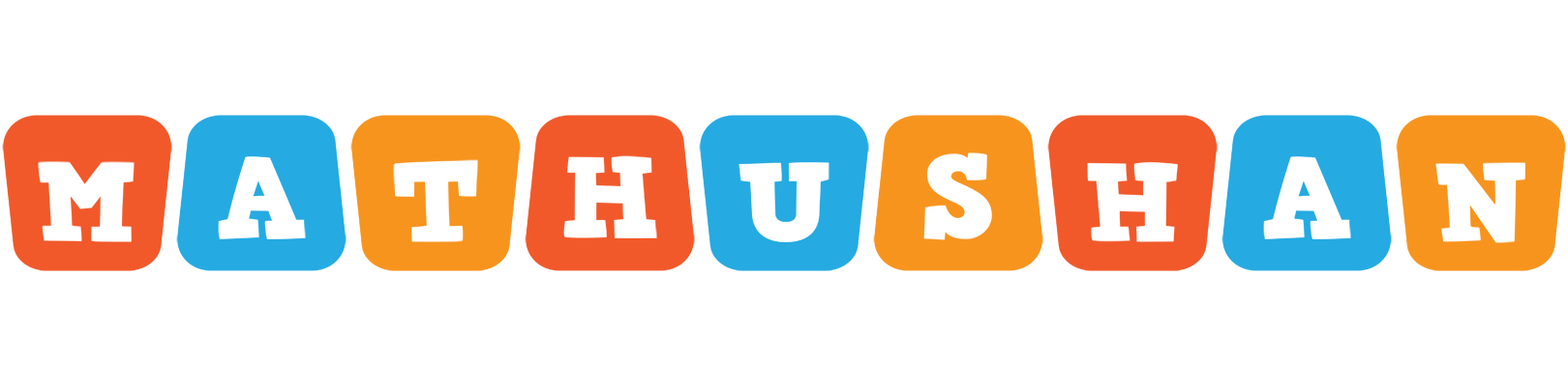 Mathushan comics logo