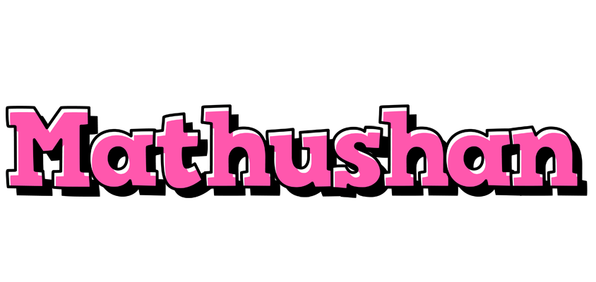 Mathushan girlish logo