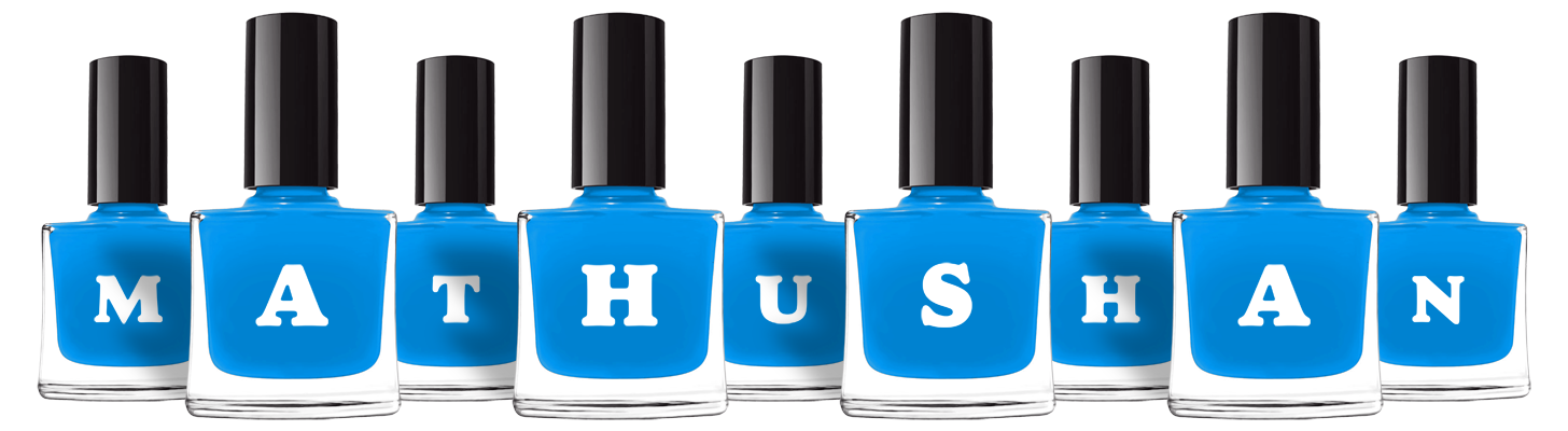 Mathushan glossy logo