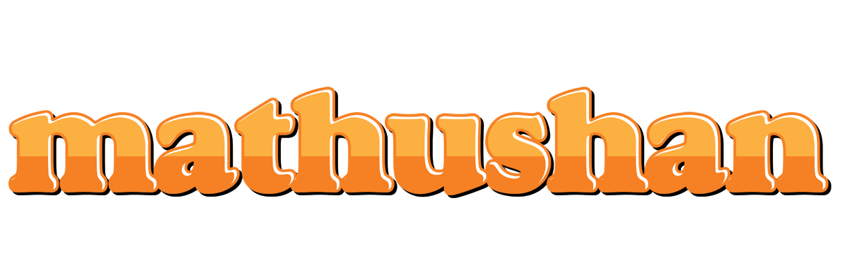Mathushan orange logo