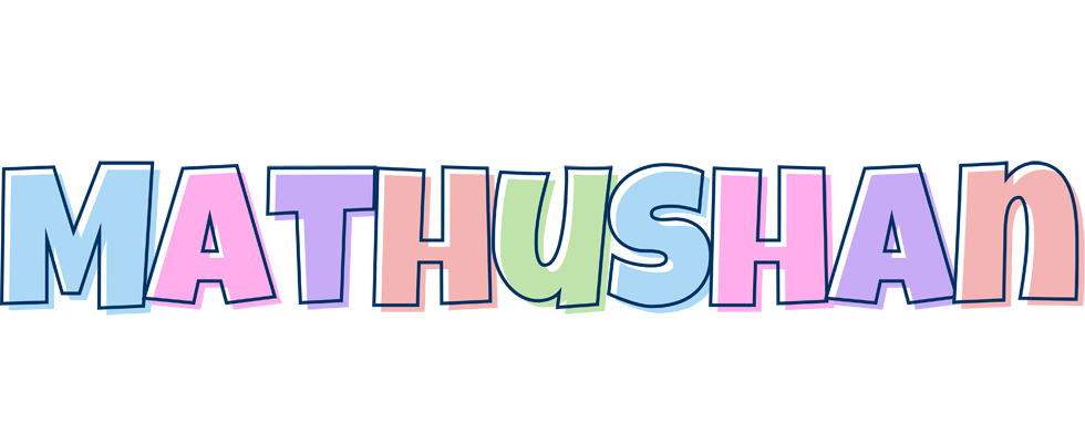 Mathushan pastel logo