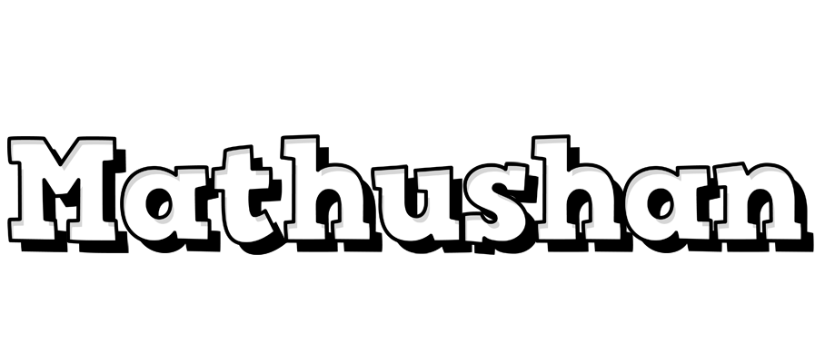 Mathushan snowing logo