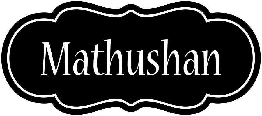 Mathushan welcome logo