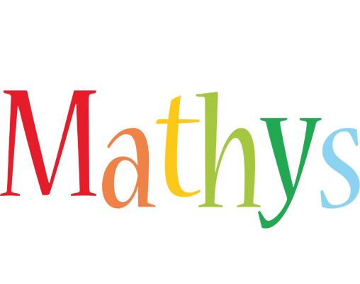 Mathys birthday logo