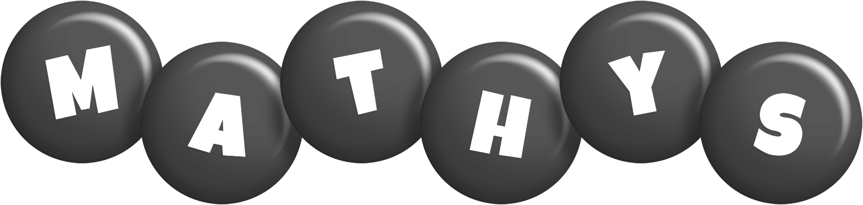 Mathys candy-black logo