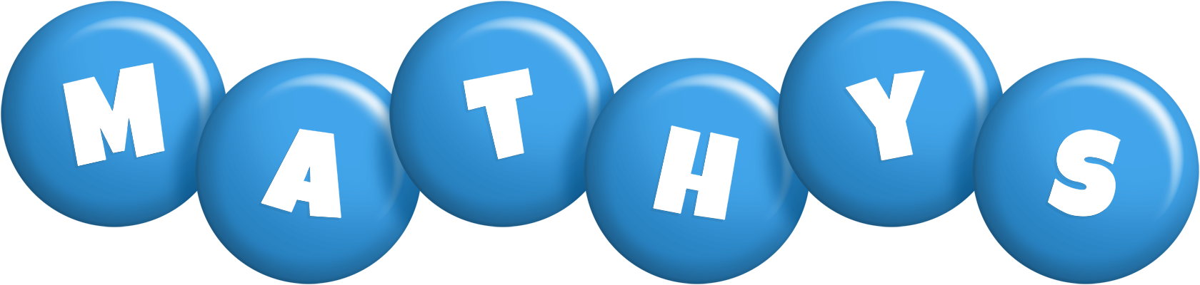 Mathys candy-blue logo