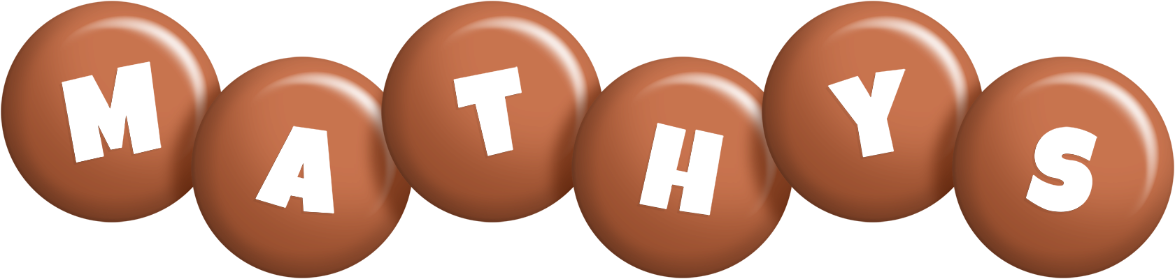 Mathys candy-brown logo