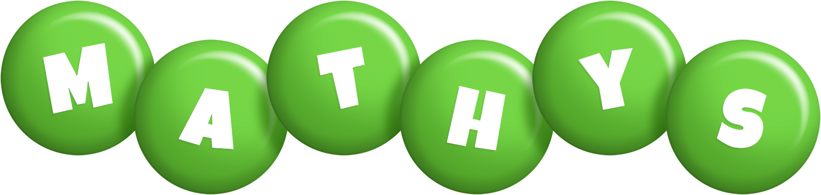 Mathys candy-green logo