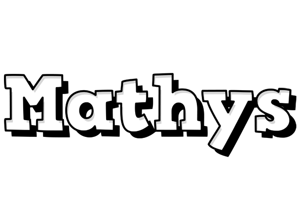 Mathys snowing logo