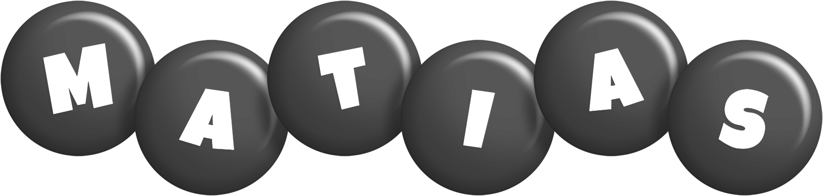 Matias candy-black logo