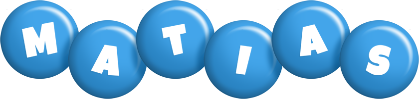 Matias candy-blue logo