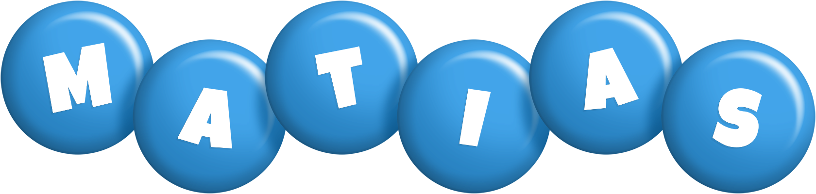 Matias candy-blue logo