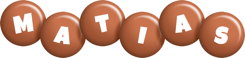 Matias candy-brown logo
