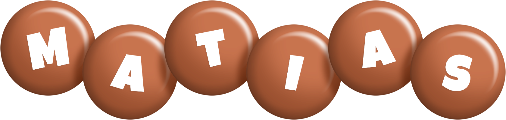Matias candy-brown logo
