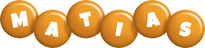Matias candy-orange logo