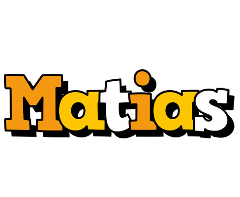 Matias cartoon logo