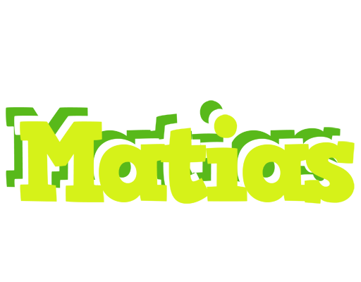 Matias citrus logo